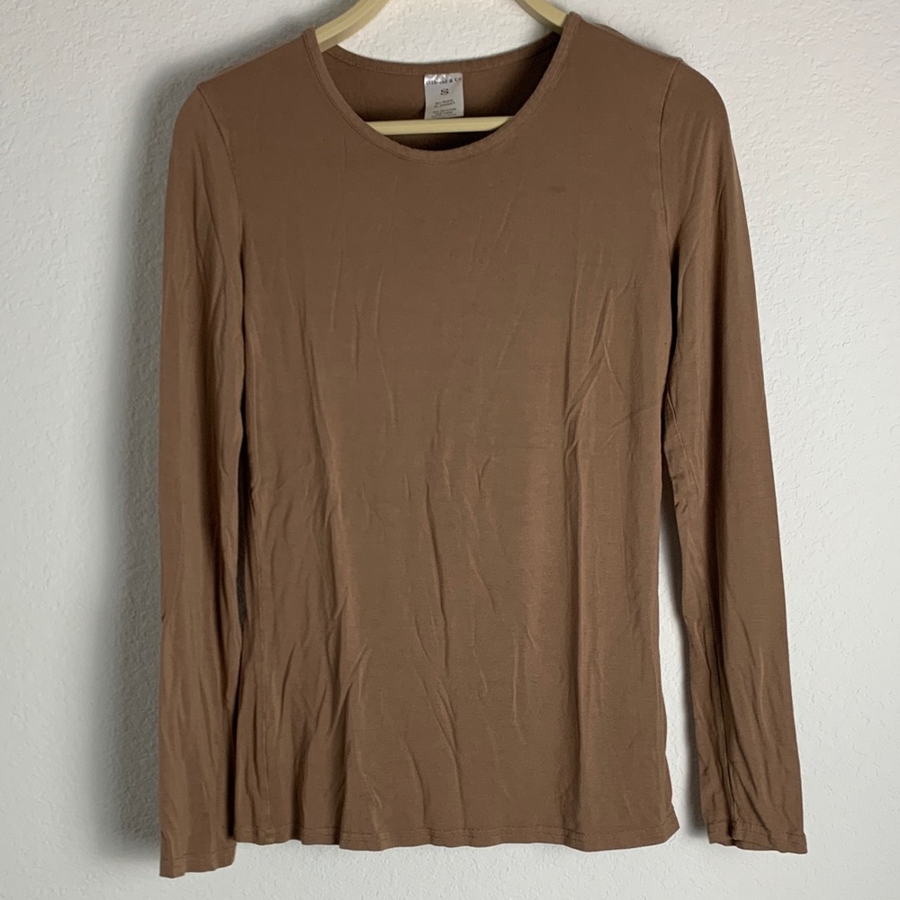 Classic Brown Long Sleeve Tee